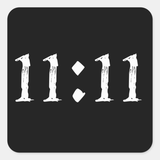 11:11 スクエアシール (正面)