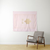 11:11 Eternal Knot Pink Wall Tapestry  タペストリー (インサイチュ(横))