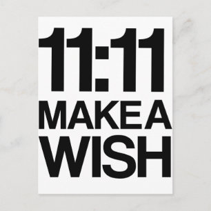 11:11 MAKE A WISHポストカード ポストカード