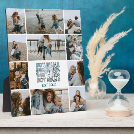 11 Boy Mama Custom Photo Collage フォトプラーク (側面)