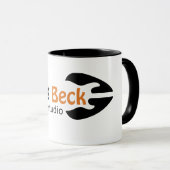 11 ozの信号器のマグ|クレイグの小川のギターのスタジオを黒くして下さい マグカップ (正面右)