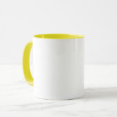 11 ozイエローアクセントマグfor Everyday Sips マグカップ (正面左)