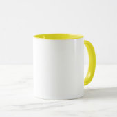 11 ozイエローアクセントマグfor Everyday Sips マグカップ (正面右)