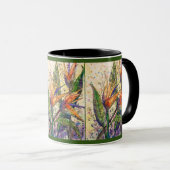 11 oz Mug – 楽園の鳥 マグカップ (正面右)