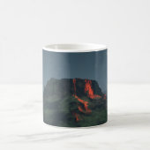 11 oz mug with (Desert Monuments" image コーヒーマグカップ (中央)