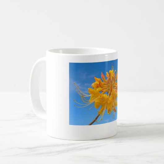 11 oz Mug with Florida Flame Azalea コーヒーマグカップ (正面左)