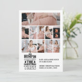 11 Photo Christmas Tree Pregnancy Announcement シーズンカード (スタンド正面)