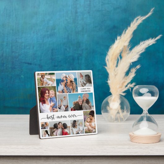11 Photo Collage Best Mom Ever  フォトプラーク (インサイチュ)