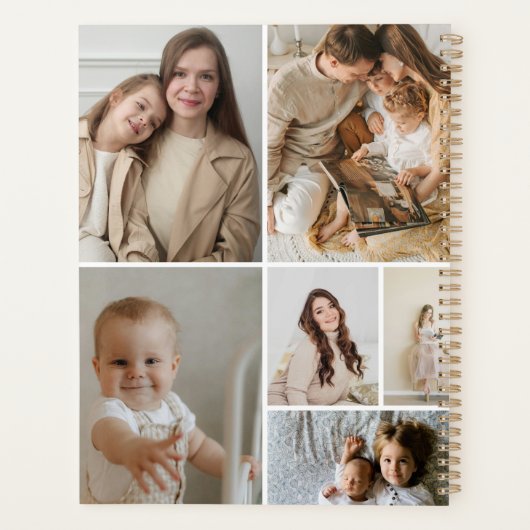 11 Photo Collage Template Personalized プランナー手帳 (裏面)