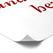 11"x11"キャンバパーソナライズされたス ポスター (角)