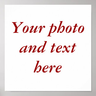 11"x11"キャンバパーソナライズされたス ポスター