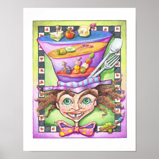 11"X14"ポスター – 不機嫌HATTER ポスター (正面)