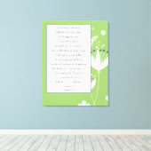 11"x14"天国の父キャンバスプリント キャンバスプリント (インサイチュ (ウッドフロア))