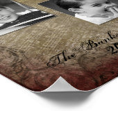 11"x14" 4スロットファミリーコラージュモンタージュエレガンス ポスター (角)