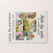 11"x14"、8家族の写真コラージュキープサケ ジグソーパズル (横)