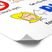 11"x14" STAY WELLポスター ポスター (角)