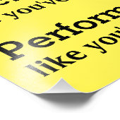 11"x8.5"のポスターを獲得したことがないような練習 フォトプリント            (角)