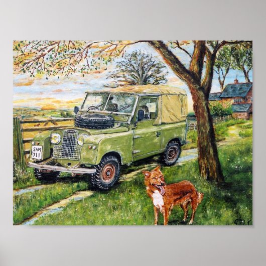 11"x8.5" "FARM"ポスター ポスター (正面)