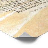 11 x 14ゴールデンサンセットのデザラタポスター海 ポスター (角)