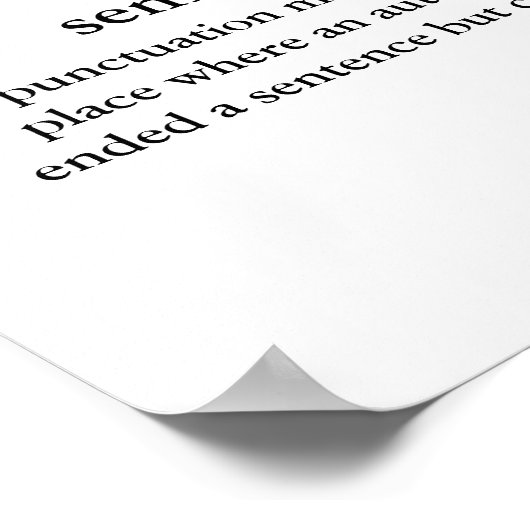 11" x 8.5", Value Poster Paper (Matte) ポスター (角)