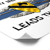 11B第1騎兵師団 ポスター (角)