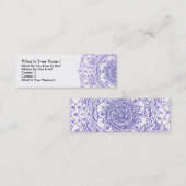 11Mandala 6のプロフィールカード スキニー名刺 (正面/裏面)