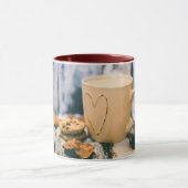 、11ozのmarroonコンボ襲って下さい、カスタム設計して下さい マグカップ (中央)