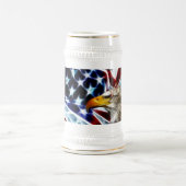 11ozアメリカのプライドのマグ ビールジョッキ (中央)