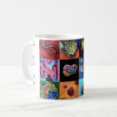 11ozウイルスコーヒーマグをキャッチ! コーヒーマグカップ (正面左)