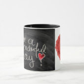 11ozコンボのカスタムなコーヒー252 Zazz_it マグカップ (中央)