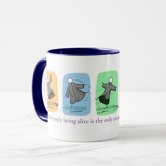 11ozコーヒーマグ「ジャストダンス」 マグカップ (正面左)