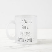 11oz澄んセラミックマグカップ フロストグラスマグカップ (左)