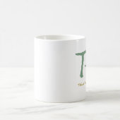 11oz. 白いマグ コーヒーマグカップ (中央)