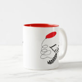 11oz 2トーンカップ ツートーンマグカップ (正面右)