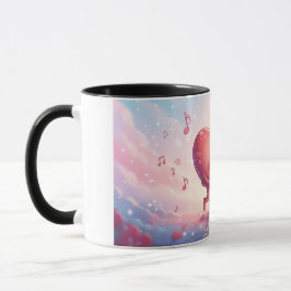 11oz Mug Kissing Hearts “Love Notes” Cute mug マグカップ
