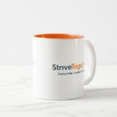11oz Mug - Orange Interior ツートーンマグカップ (正面右)