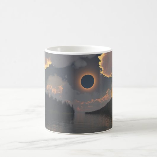 11oz mug with "Eclipse" image コーヒーマグカップ (中央)