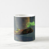 11oz mug with "Rebirth (Green)" image コーヒーマグカップ (中央)
