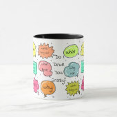 11oz Zazz_it著カスタムで最も最高のな質問マグ マグカップ (中央)