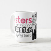 11oz Zazz_it著コンボのカスタムなコーヒー姉妹のマグ コーヒーマグカップ (正面左)