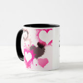 11oz Zazz_it著コンボのカスタムなコーヒー愛マグ マグカップ (正面左)