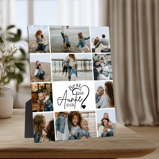 11Personalized Best Aunt Photo Collage フォトプラーク