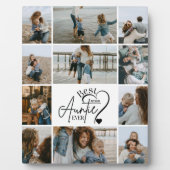 11Personalized Best Aunt Photo Collage フォトプラーク (正面)