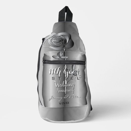 11thスチール結婚ズプリントカットソーバッグ スリングバッグ (正面)