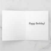 「11th」誕生日の「FRING DONKEY GREETING」  カード (内部)