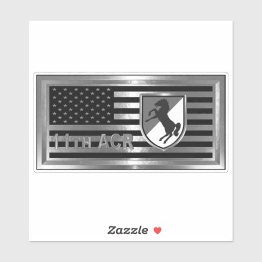11th Armored Cavalry Regiment  シール (シート)