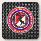 11th Armored Cavalry Regiment “ブラックホース” コースター (正面)