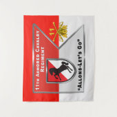 11th Armored Cavalry Regiment ACR タペストリー (正面)