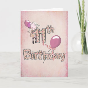 11th Birthday カード