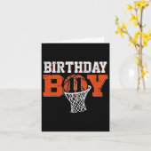 11th Birthday Boy Bysketbyll Lover 11 Years Old Bd カード (黄色い花)